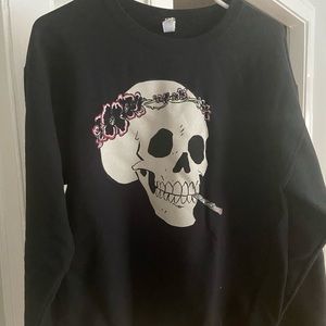 Jenny Lewis Heads Gonna Roll Size M Black Sweatshirt